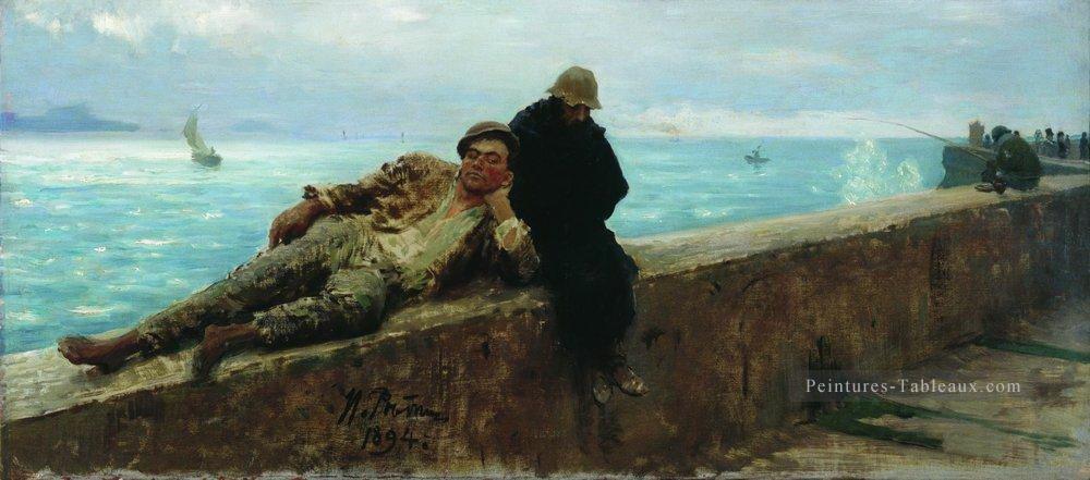 clochards sans abri 1894 Ilya Repin Peintures à l'huile